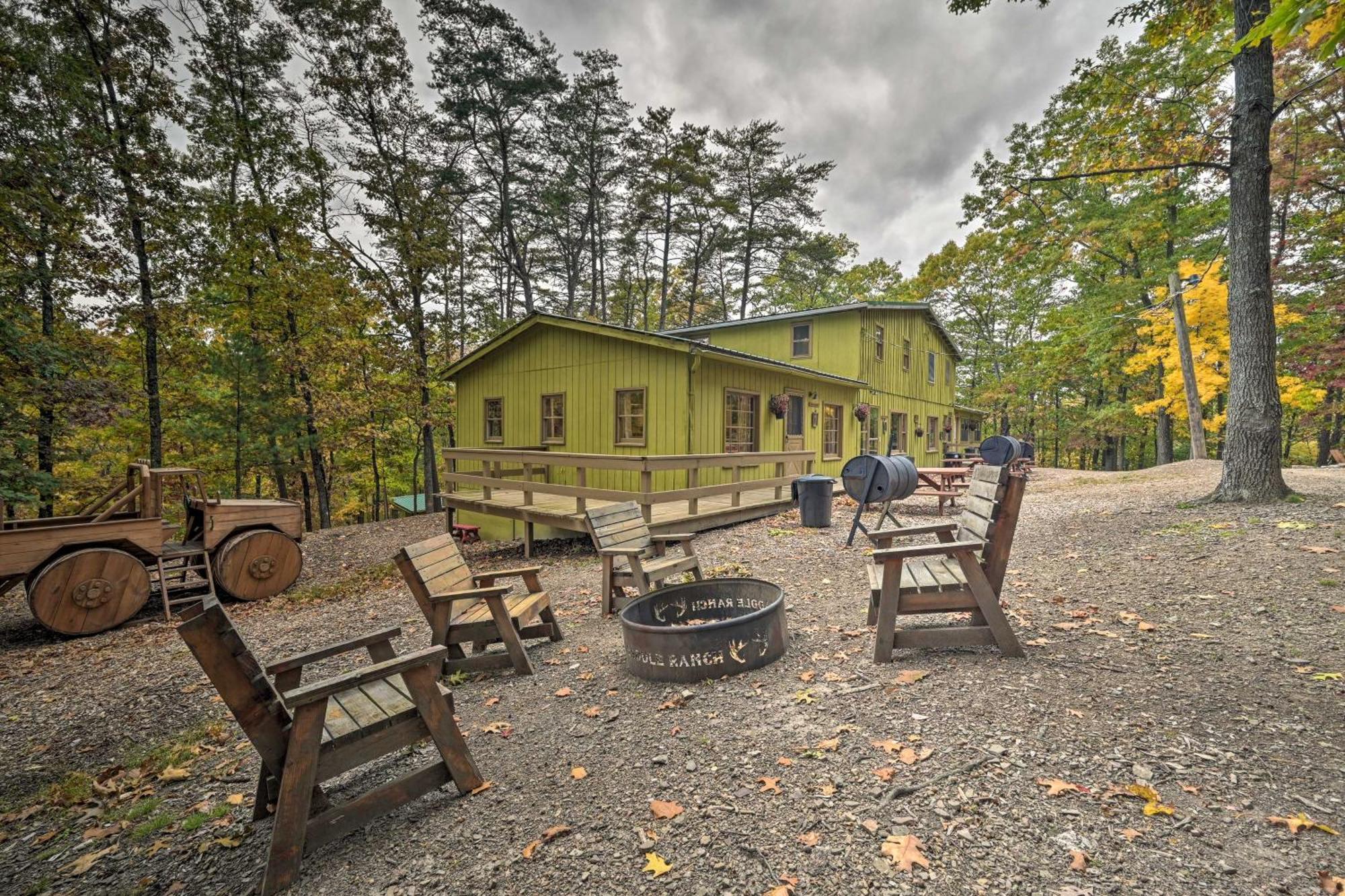 Lone Ranger Cabin With 50 Acres By Raystown Lake ฮันทิงดัน ภายนอก รูปภาพ